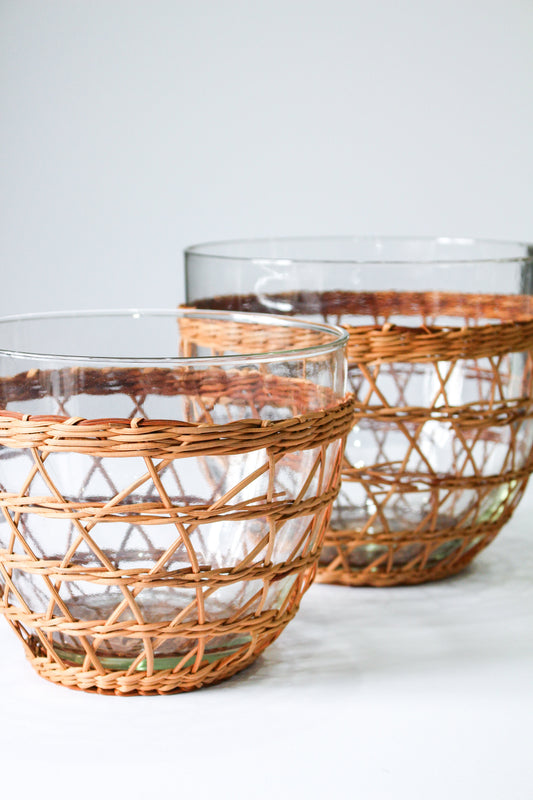 Rattan Cage Large Bowl