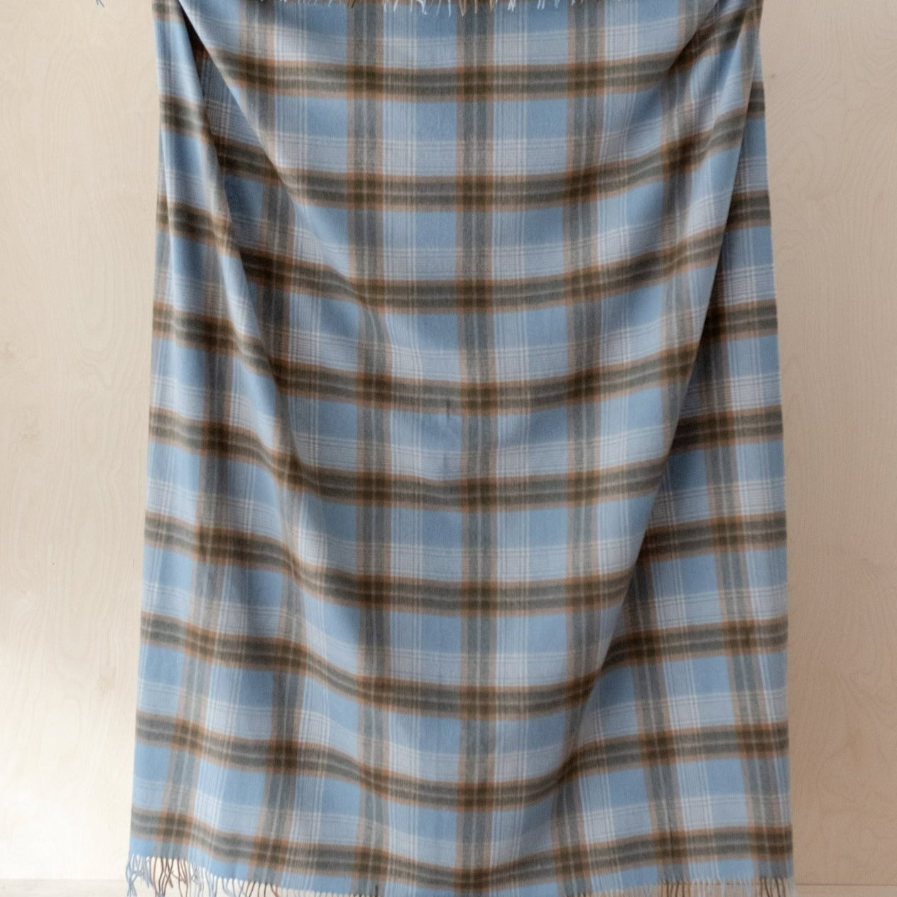 Lambswool Blanket in Coastal Heritage Check