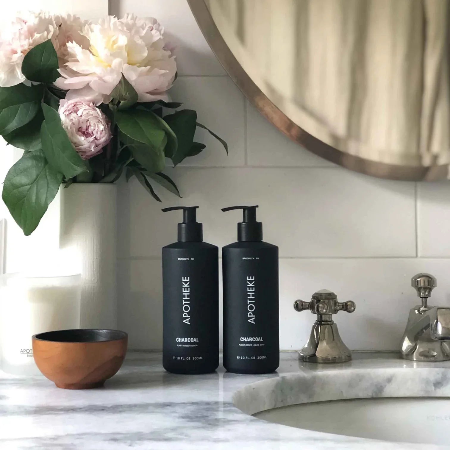 Apotheke Hand and Body Lotion, Charcoal