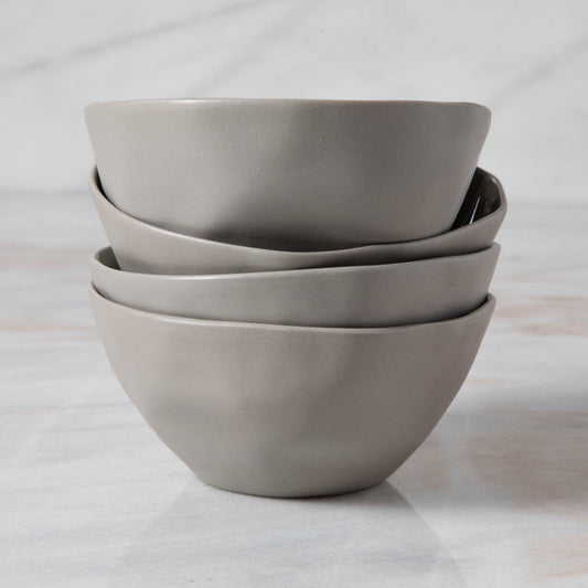 Tam Stoneware Dessert Bowl, Sterling