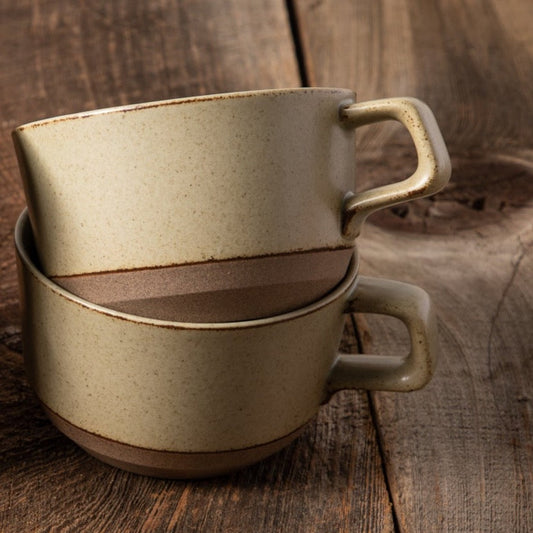 Naoshima Mug, Beige, Set of 4