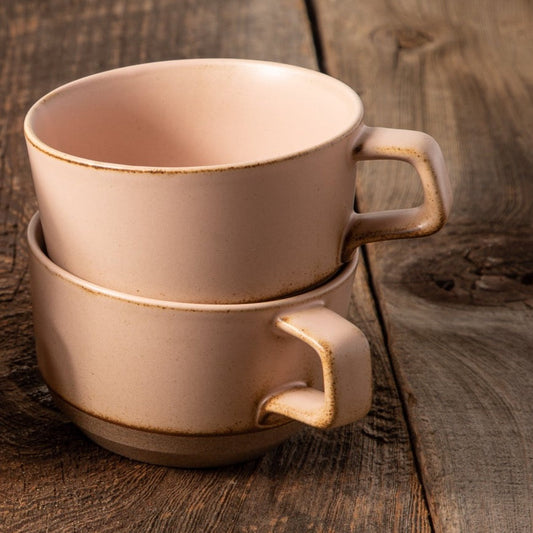 Naoshima Mug, Pink, Set of 4