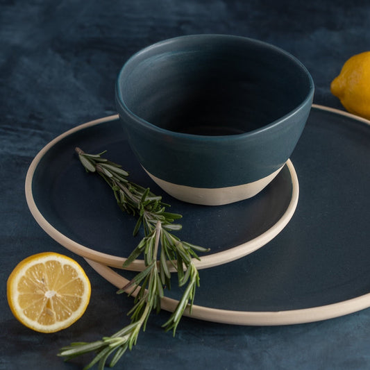 Treves Soup/Cereal Bowl, Navy
