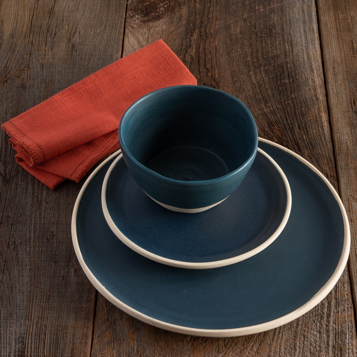 Treves Soup/Cereal Bowl, Navy