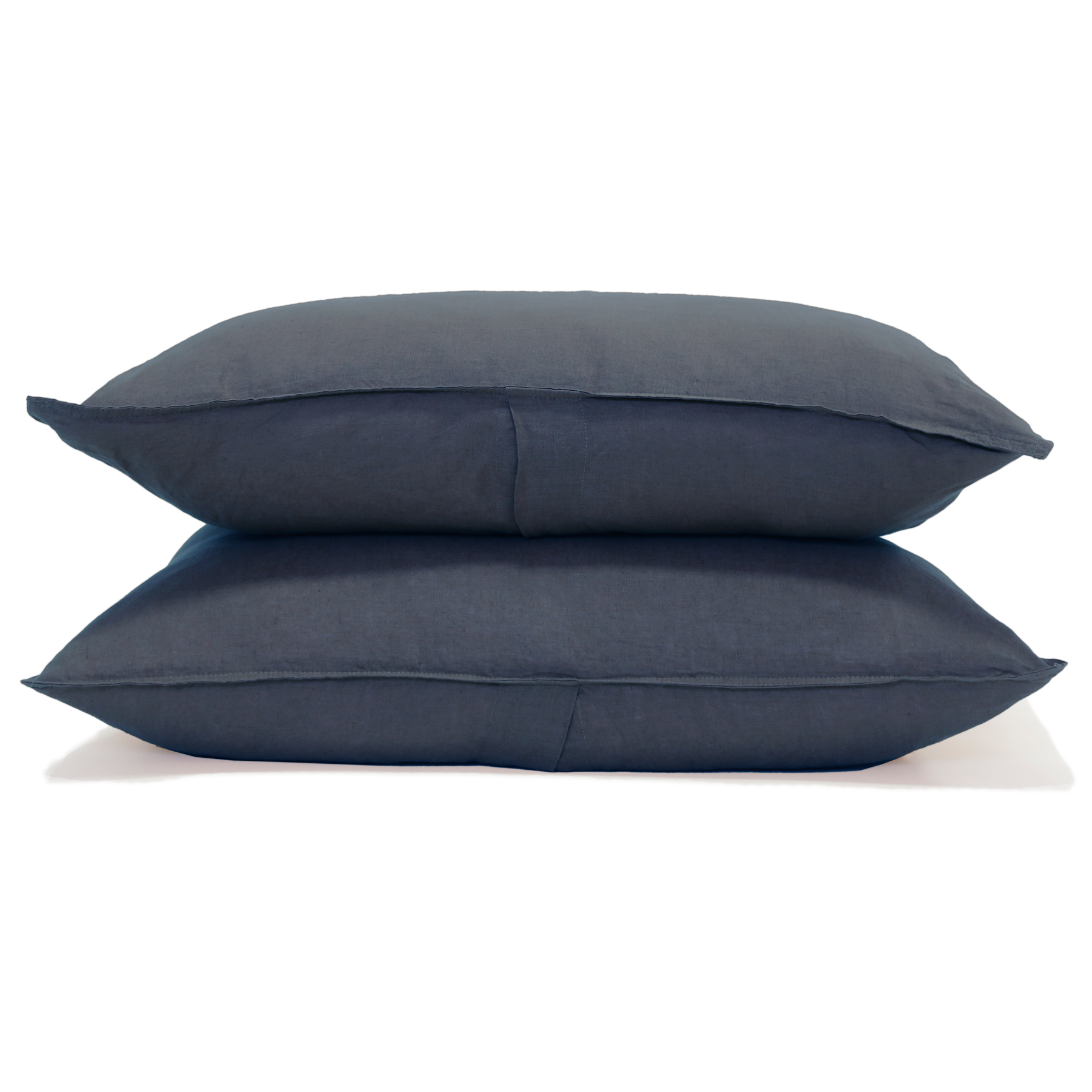 Parker Linen Queen Duvet Set, Navy
