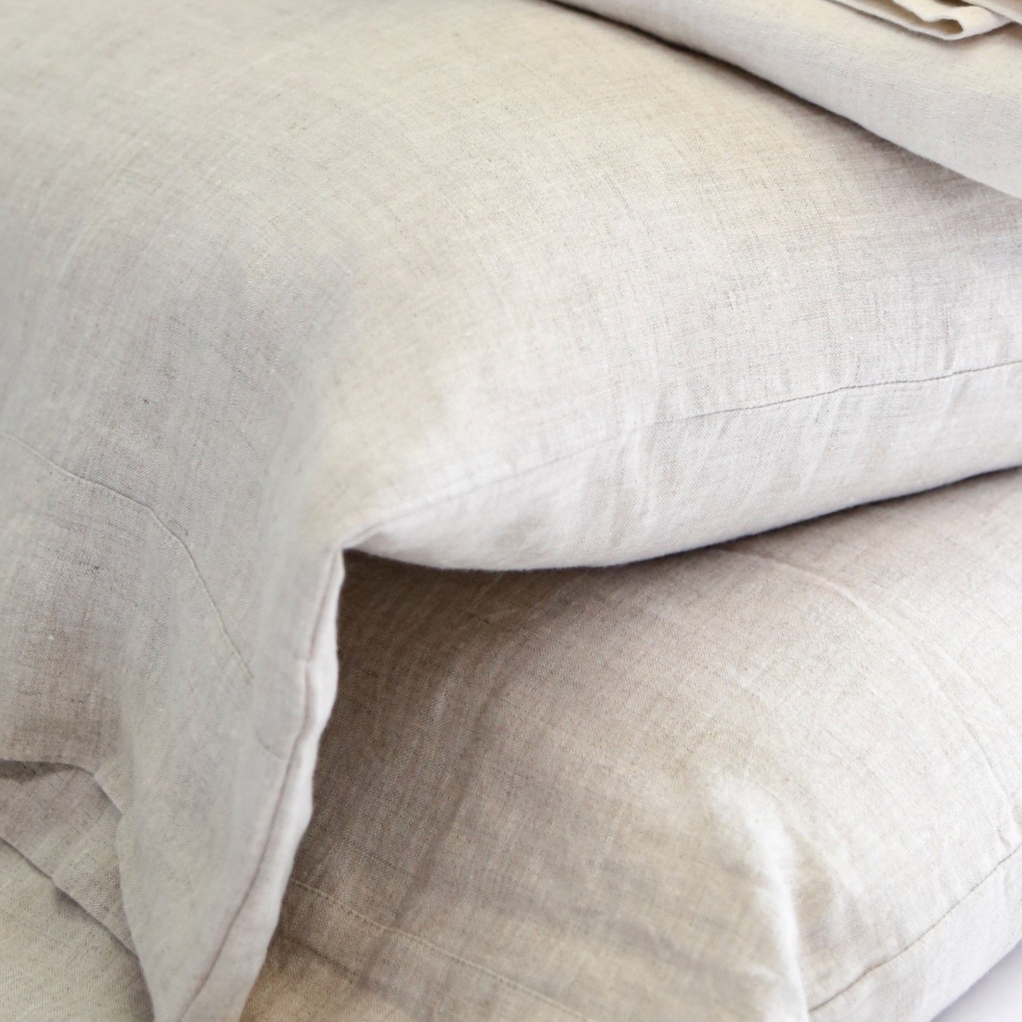 Belgian Linen King Sheet Set, Flax