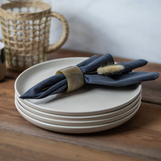 Pacifica Dinner Plate, Vanilla,