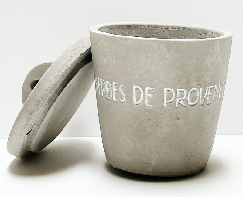 Cement Jar "Herbes de Provence"