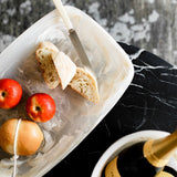Handmade Resin Tray, Alabaster, Large