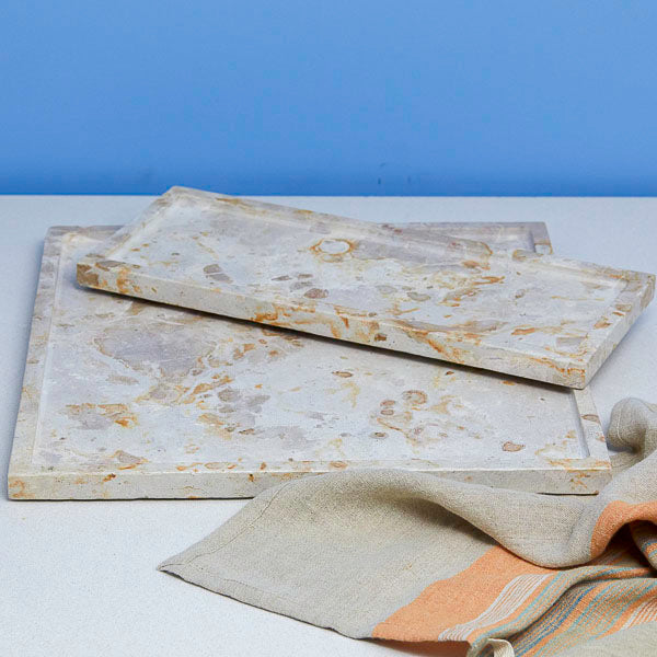 Ataca Marble Rectangular Tray
