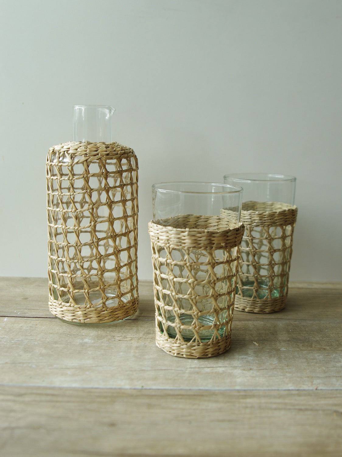 Seagrass Cage Large Carafe