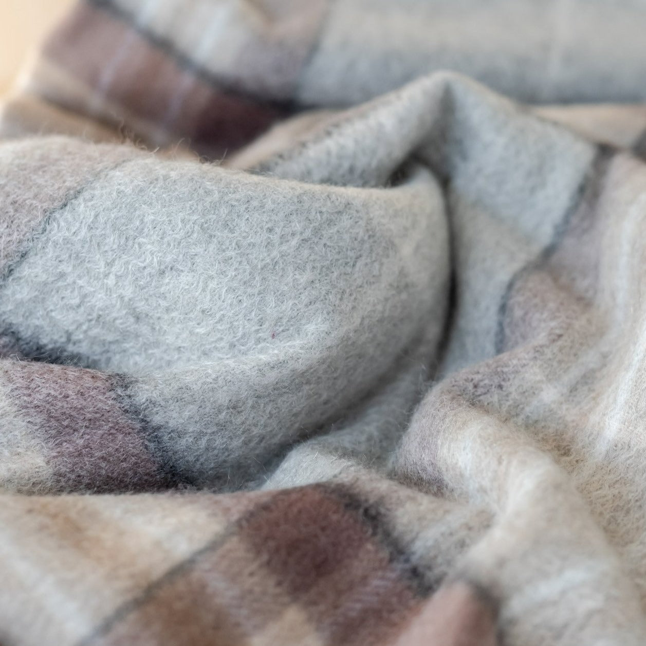 Cashmere Knee Blanket in Mackellar Tartan