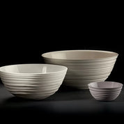 Tierra Serving Bowl, Large, Taupe
