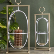 Hobnail Pillar Candle, Cappuccino