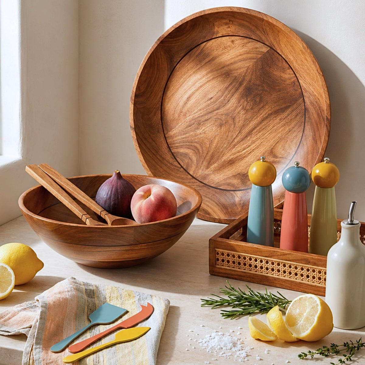 Harlow Bright  Cheese Set