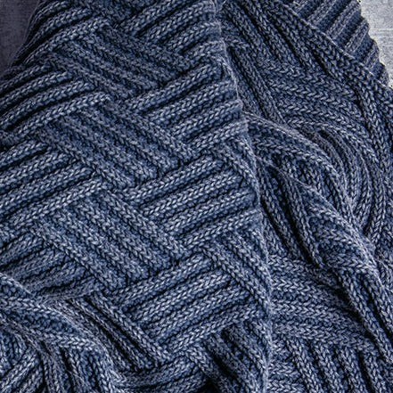 Belmont Throw, Washed Blue