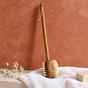 Andree Jardin Heritage Bath & Body Brush with Handle, Ash