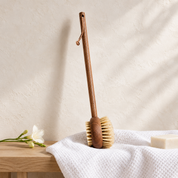 Andree Jardin Heritage Bath & Body Brush with Handle, Ash