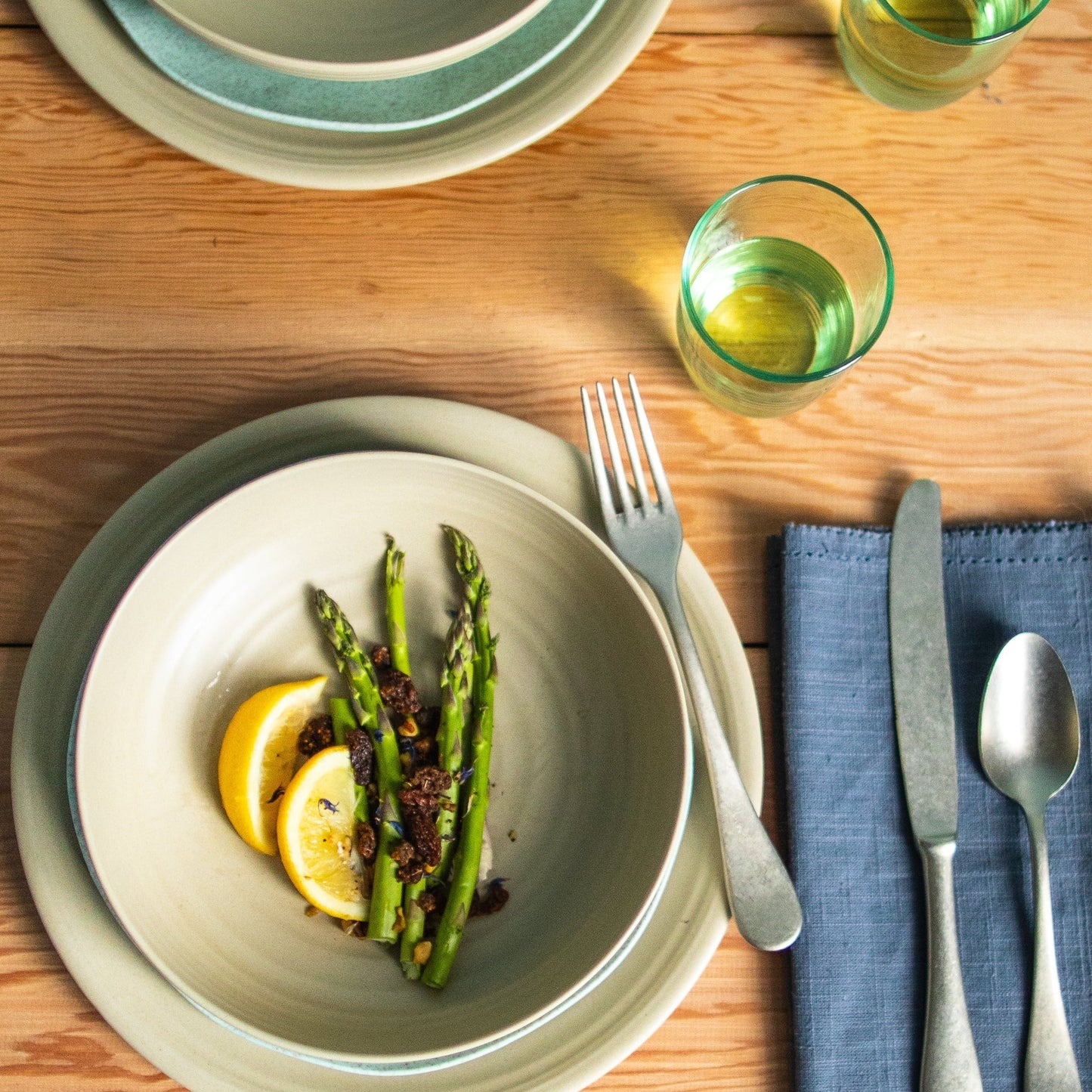 Sancha Organic Dinner Plate, Birch, Set of 4