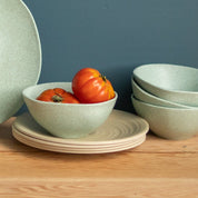 Sancha Organic Salad Plate, Birch, Set of 4