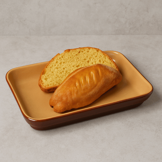 Poterie Renault Rectangular Plate - XSmall (0.25 L) - Brown