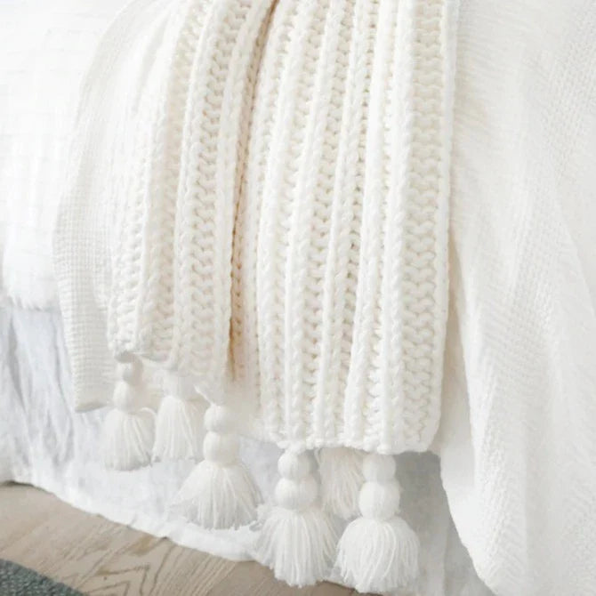 Anacapa Oversized Throw, White