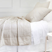 Antwerp King Coverlet, Natural
