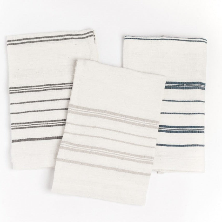 Avery Hand Towel, Natural with Stone