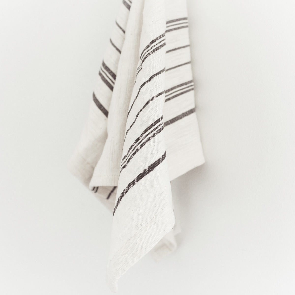 Avery Hand Towel, Natural with Grey