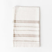Avery Hand Towel, Natural with Stone