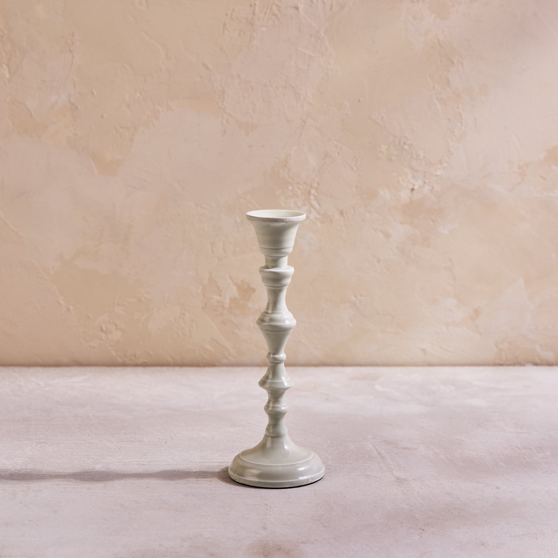 Nera Light Green Candle Holder, Small
