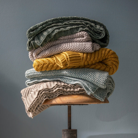 Belmont Throw, Washed Green