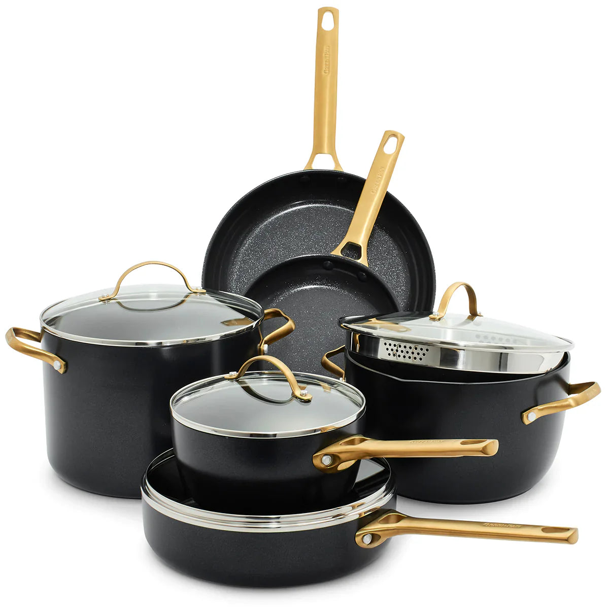 Reserve Cookware 10 Piece Set, Black