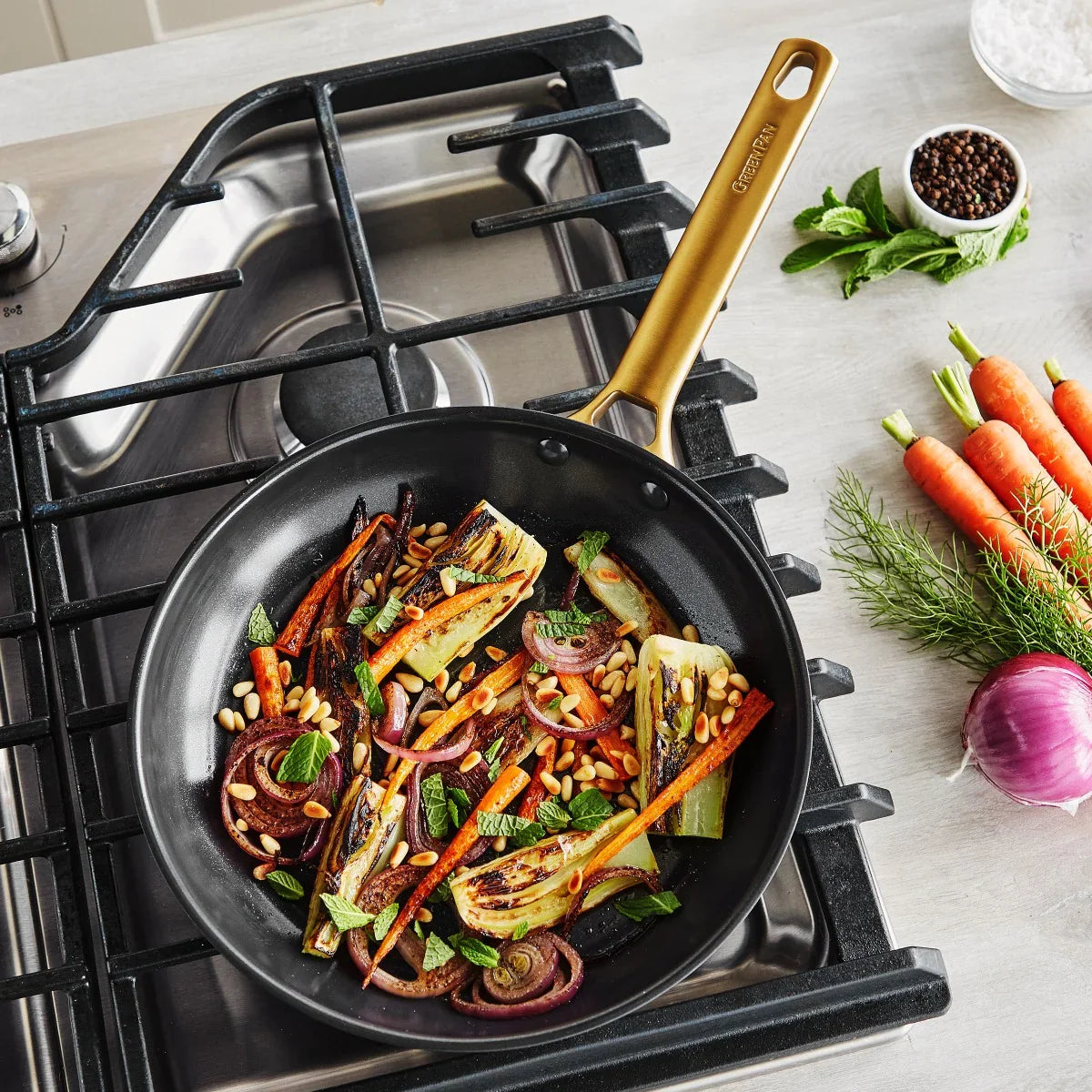 Reserve Cookware 10 Piece Set, Black
