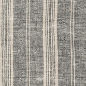 Multistripe Apron, Black and Natural