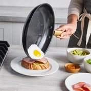 Reserve Cookware 2 Piece Frypan Set, Black