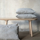 Brittany Rectangular Pillow, Indigo and Natural