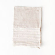 Chesapeake Hand Towel, Stone with Natural