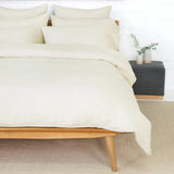 Parker Linen King Duvet Set, Cream