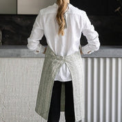 Multistripe Apron, Forest Green