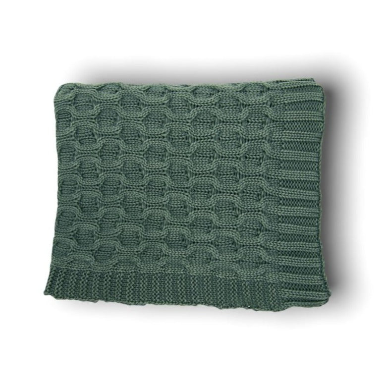 Belmont Throw, Washed Green