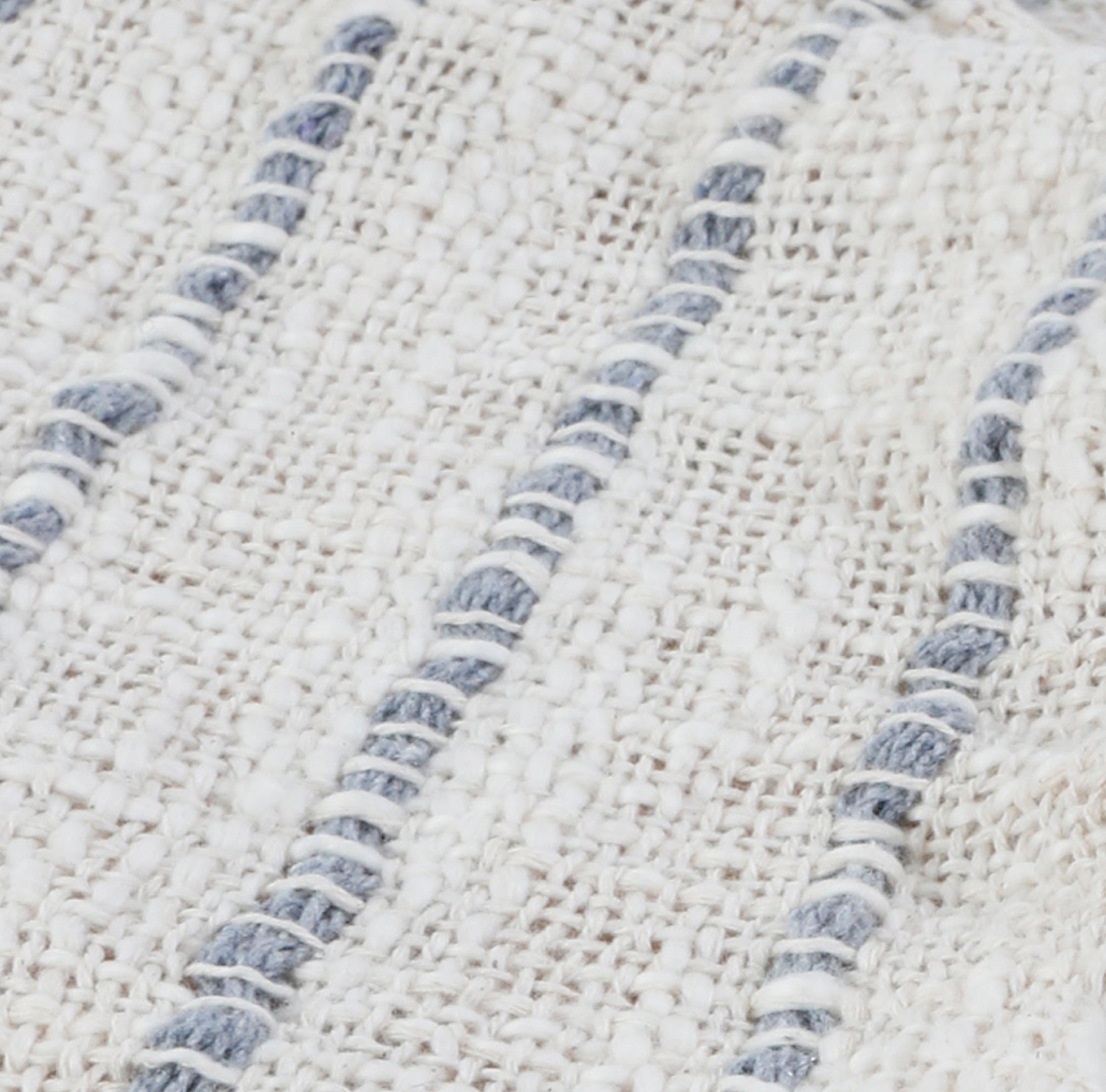Jojo Handwoven Throw, Blue Grey