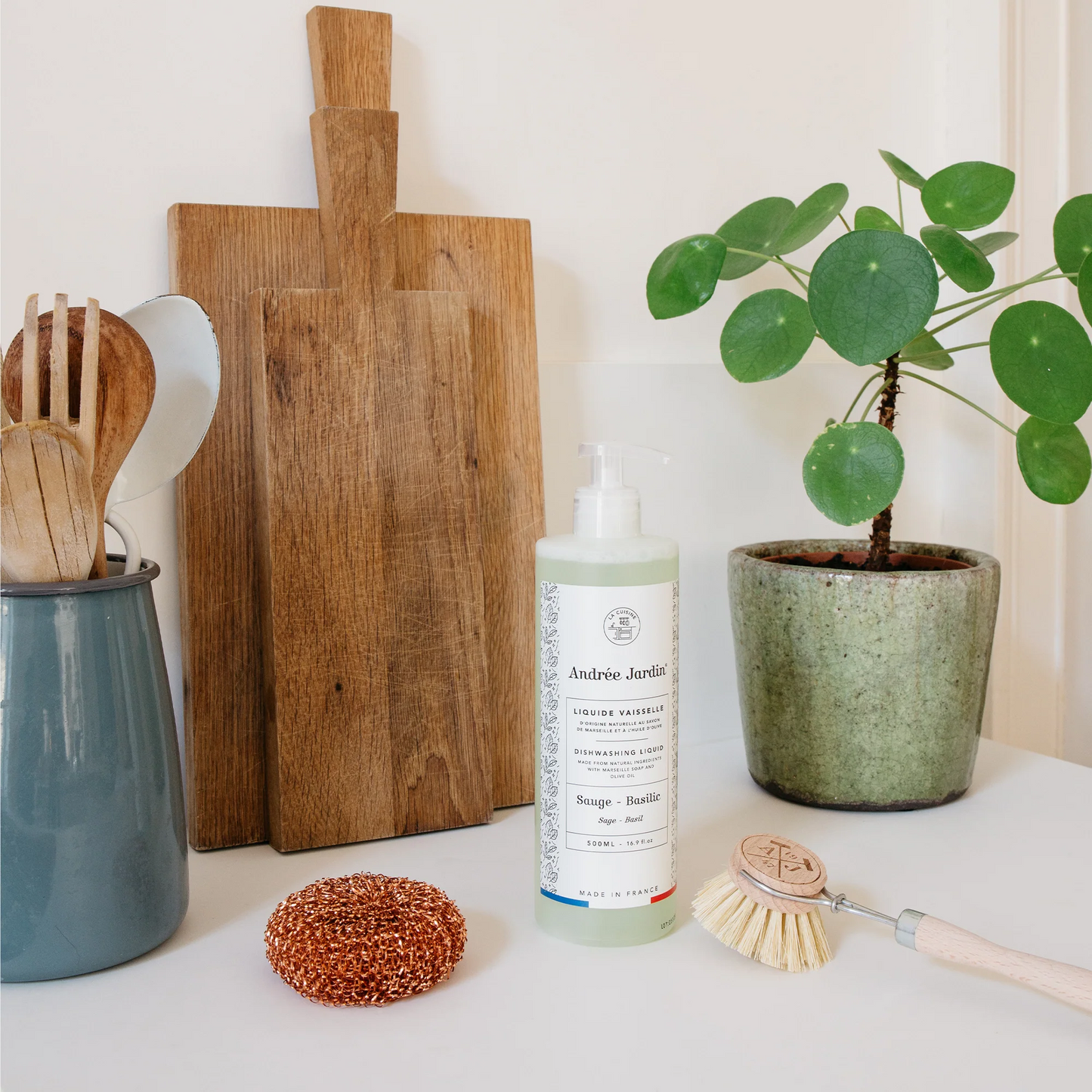 Andree Jardin Dish Washing Liquid REFILL 5L--  Grapefruit & Rose