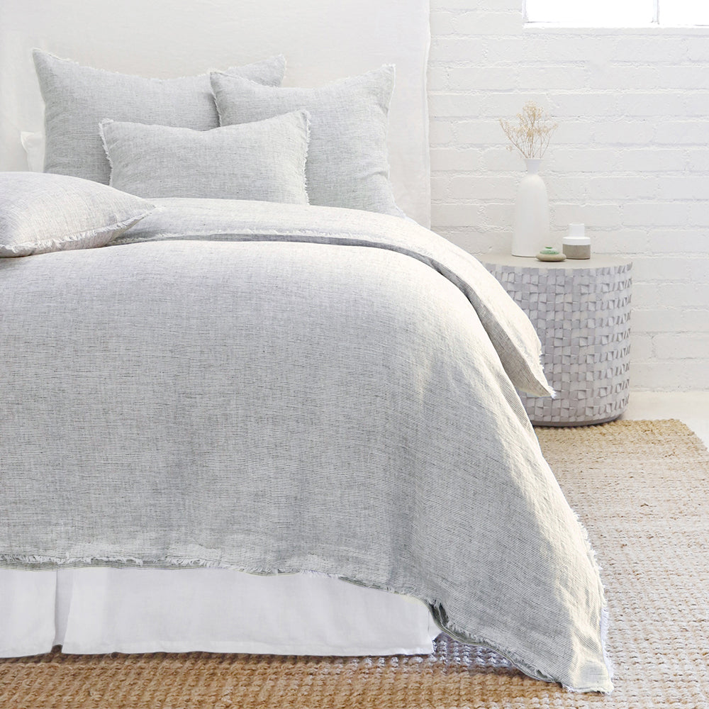 Logan Queen Duvet, Navy