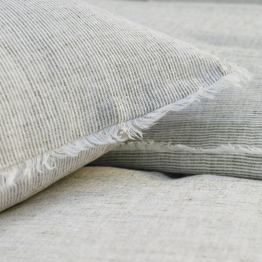 Logan Queen Duvet, Olive