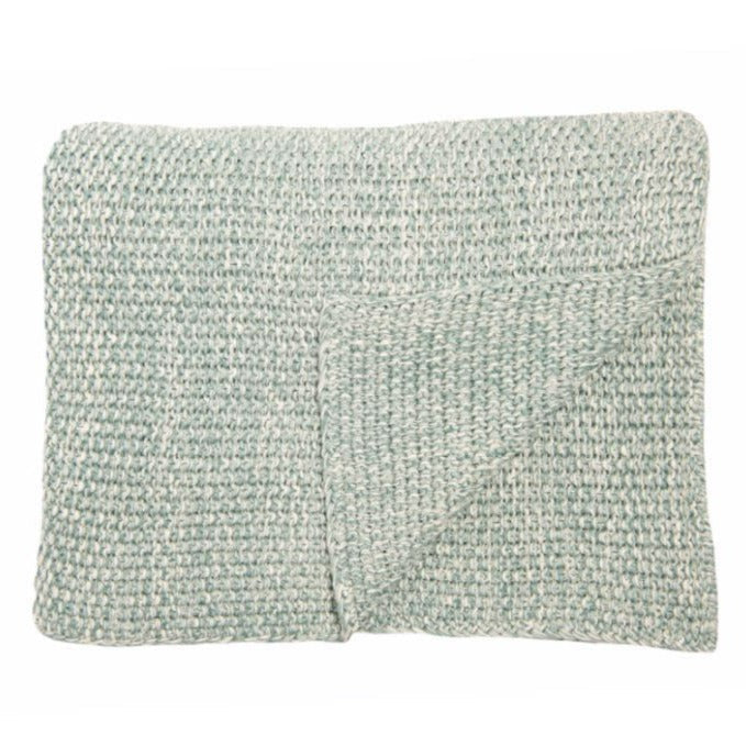 Belmont Marled Throw, Summer Blue