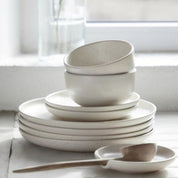 Pacifica Soup/Cereal Bowl, Vanilla, Set of 6