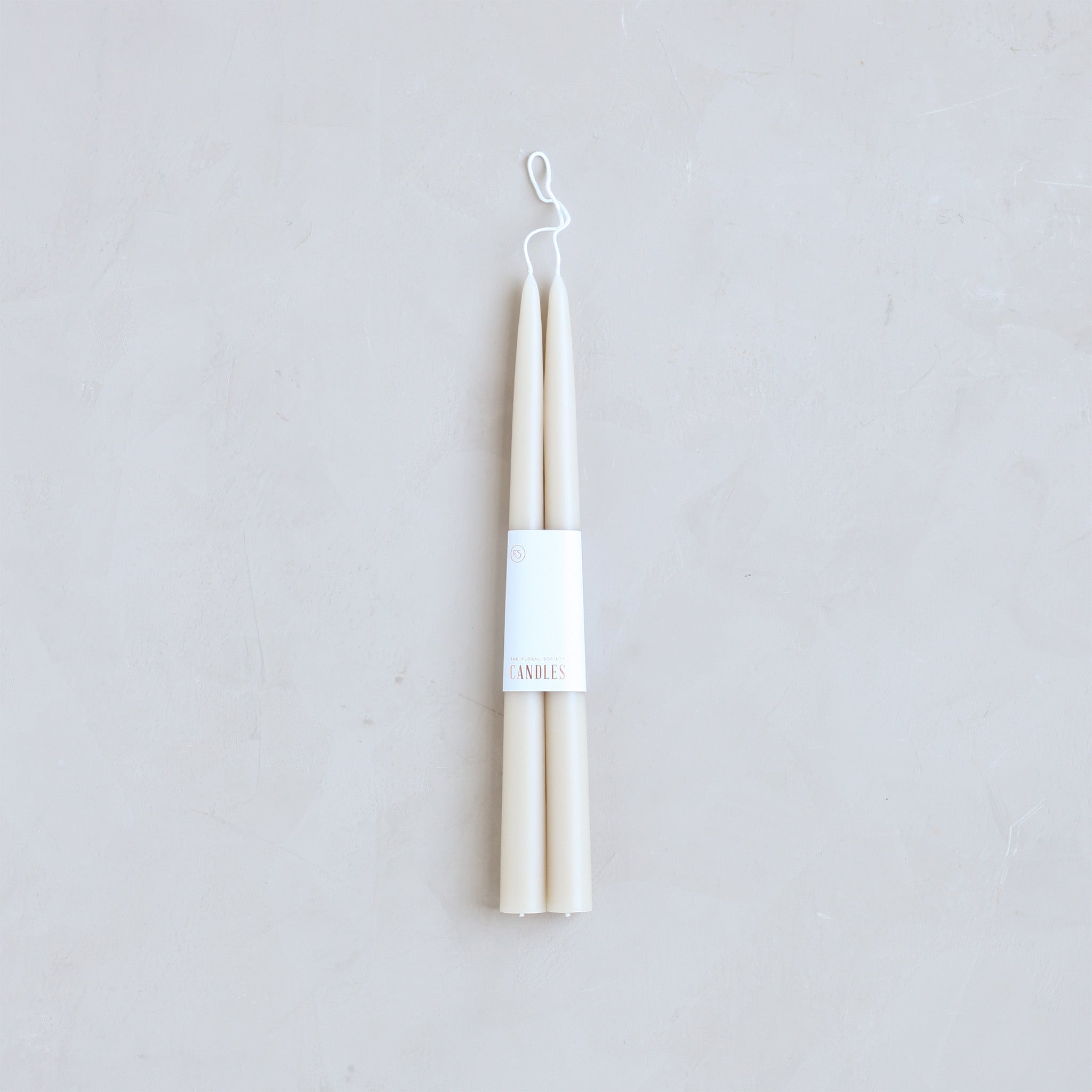 Classic Taper Candle, Set of 2, Parchment