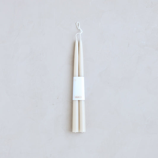 Classic Taper Candle, Set of 2, Parchment
