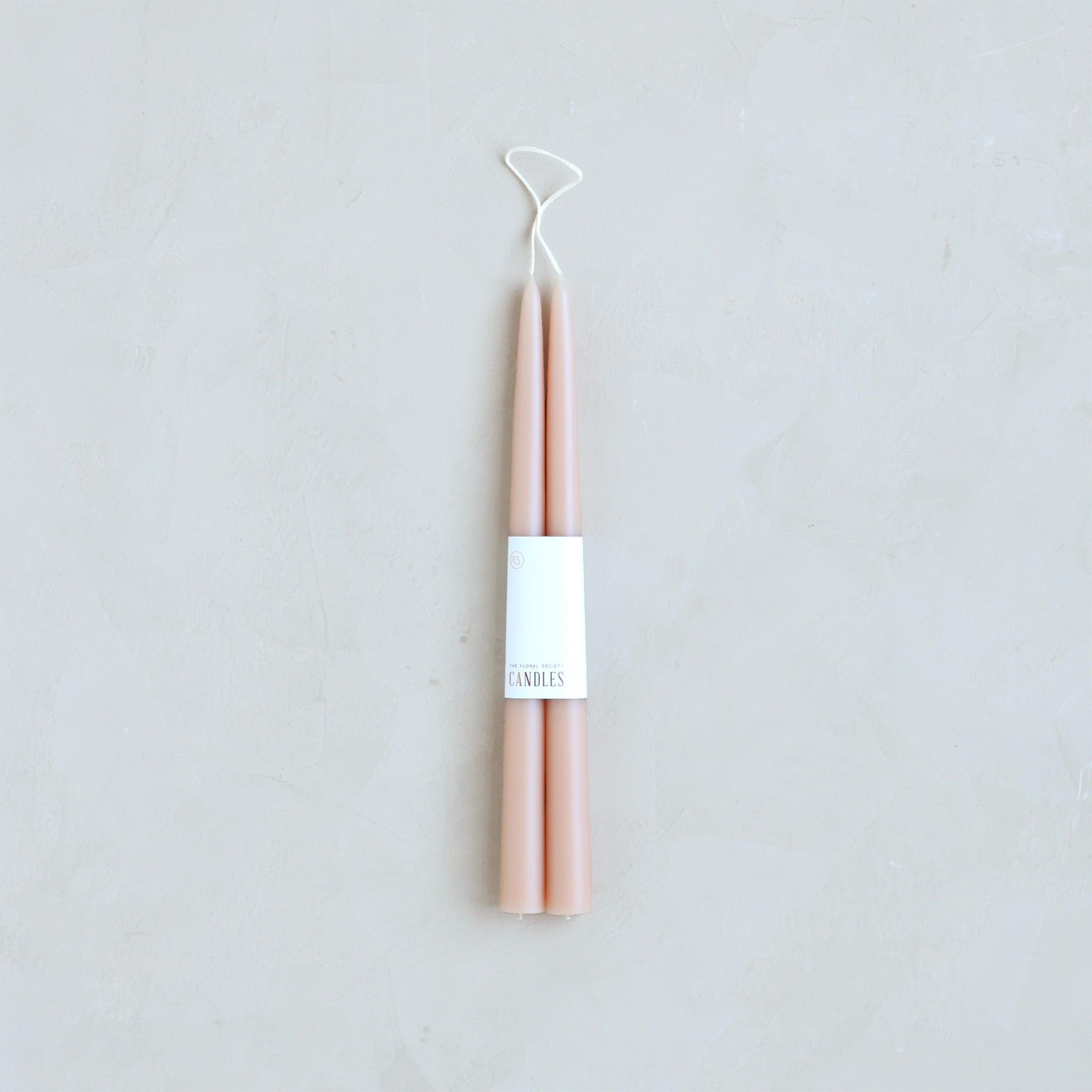 Classic Taper Candle, Set of 2, Petal